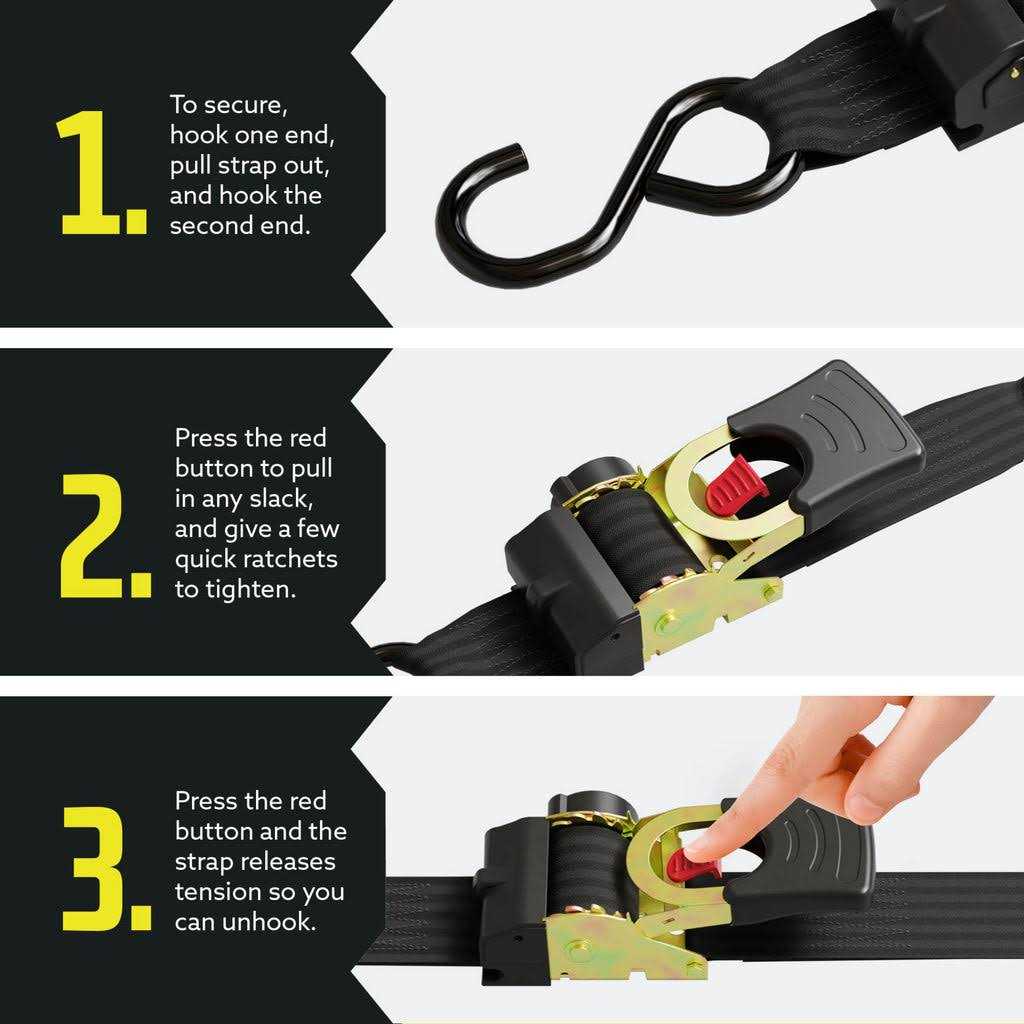 Dc Cargo Ratchet Straps Hooks - Image 3