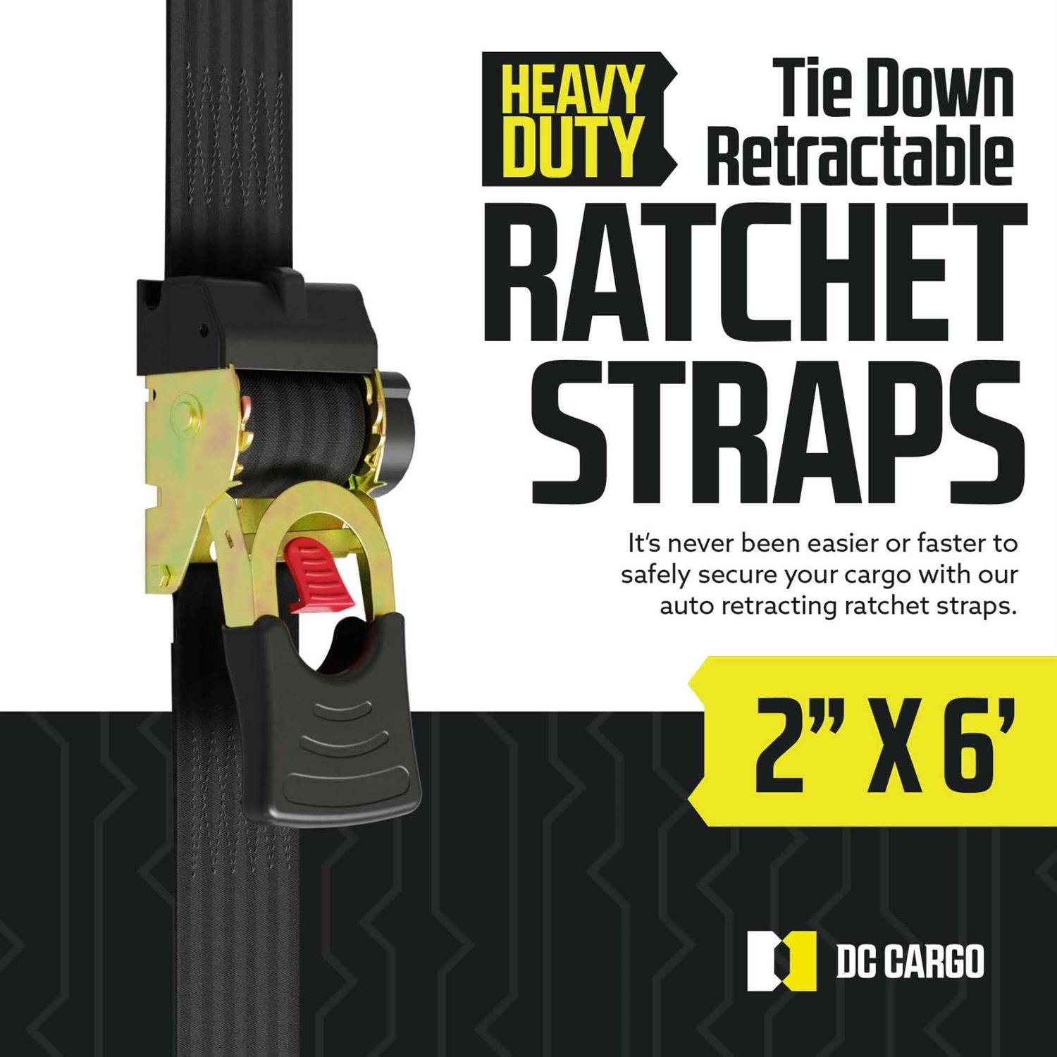 Dc Cargo Ratchet Straps Hooks - Image 4