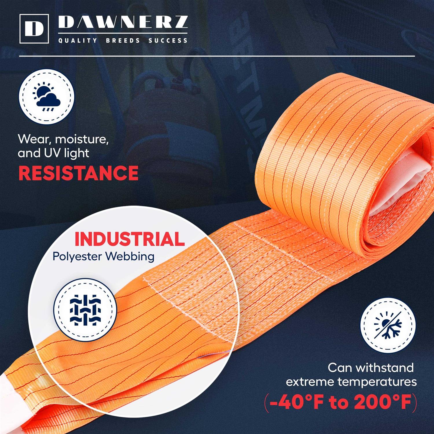 Dawnerz Heavy Duty Tow Strap Dump Trucks - Image 5