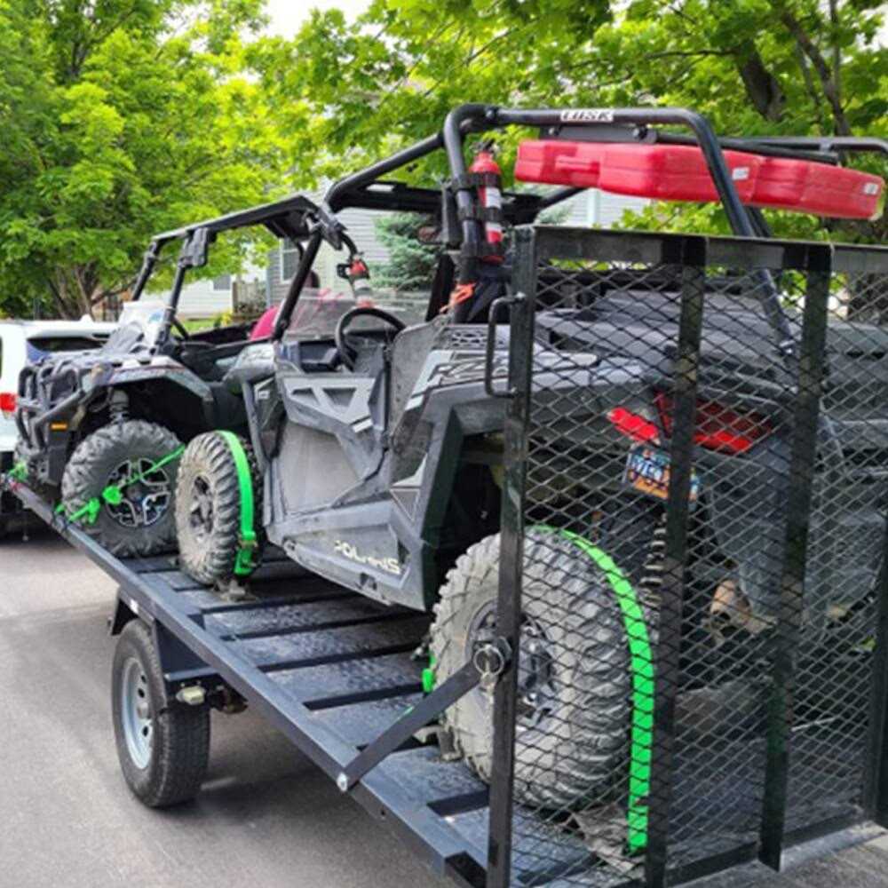 Everest Wheel Chock & Strap Kit with Straps & Mounting Bolts Included WCK-001 - Image 4