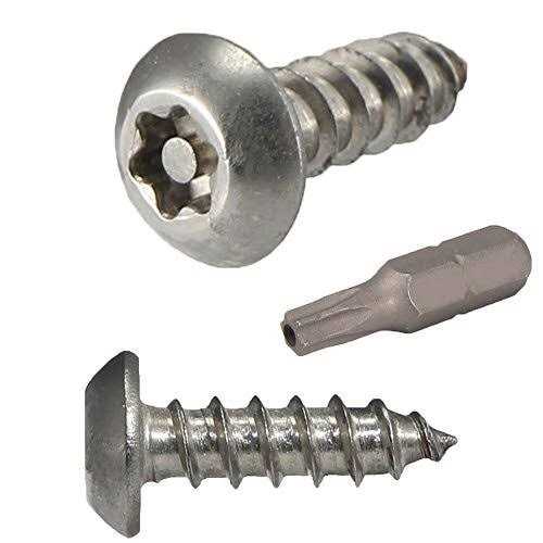 Fastenere.com Button Head Torx Security Sheet Metal Screws Stainless Steel Tamper Resistant - Image 3