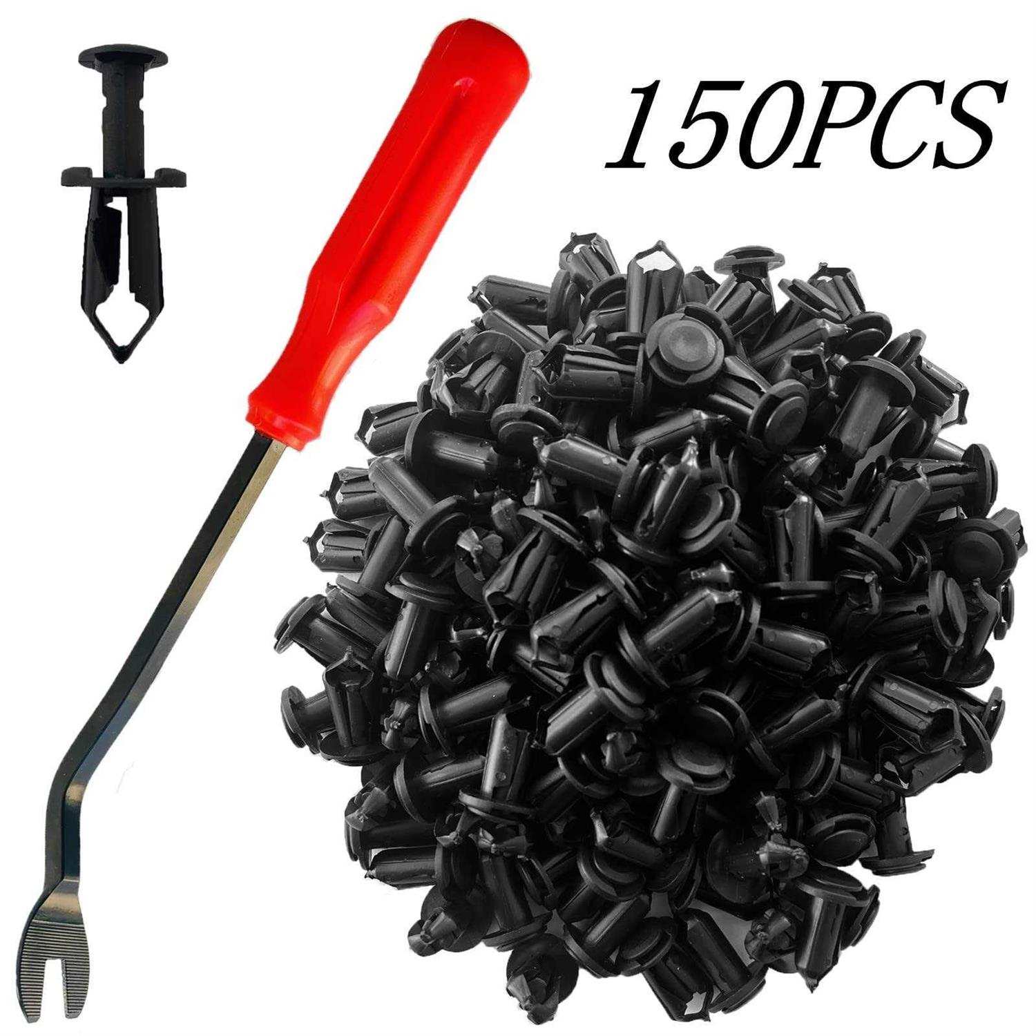 150 Pcs Utv Atv Automotive Nylon Fender Clipsbody Rivets Fasteners Cli - Image 4