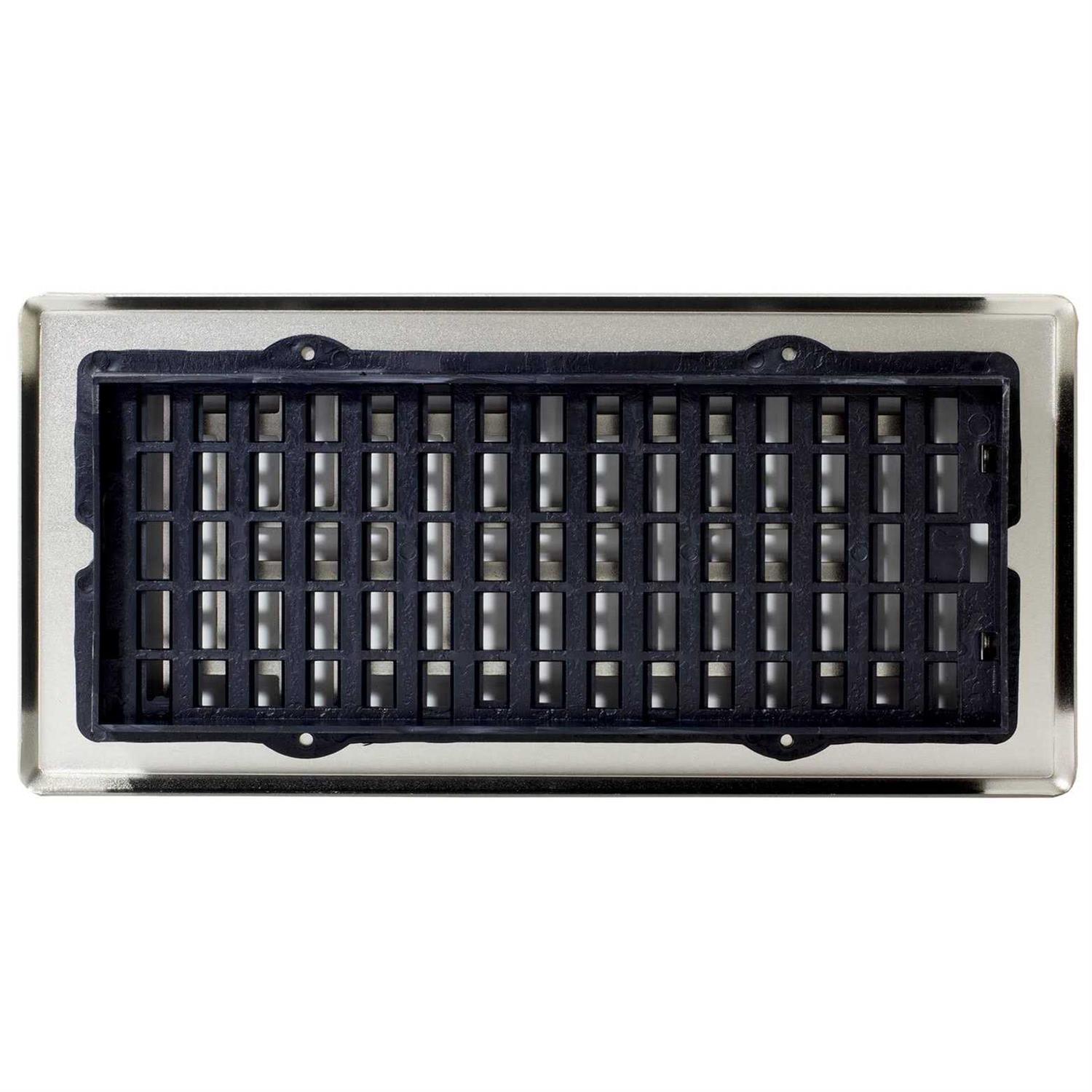 Decor Grates AJH410-NKL Floor Register 4 inch x 10 inch - Image 3