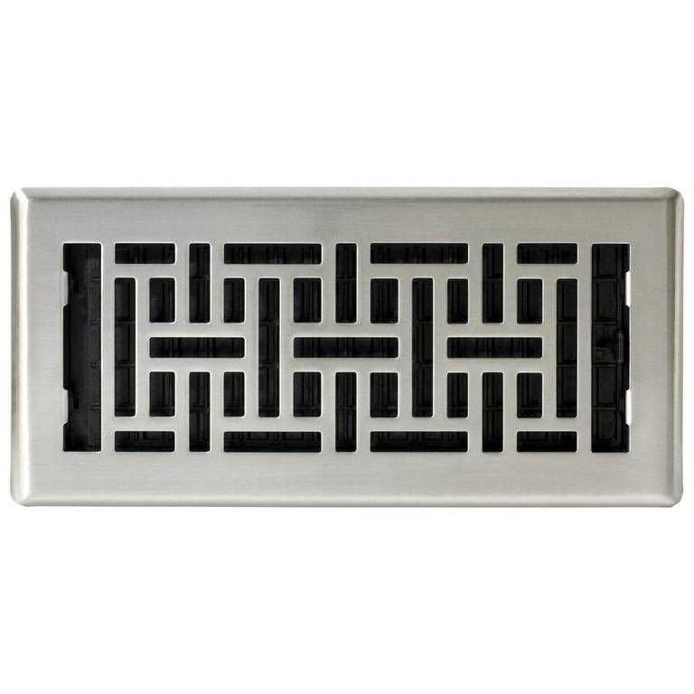 Decor Grates AJH410-NKL Floor Register 4 inch x 10 inch - Image 4