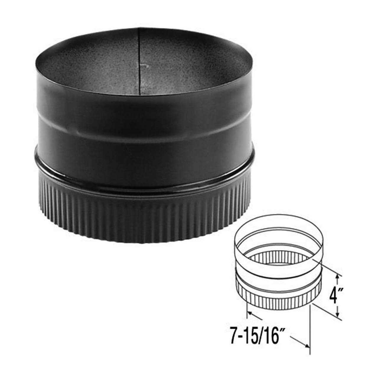 DuraVent DuraBlack Stovetop Adapter Diameter - Image 5