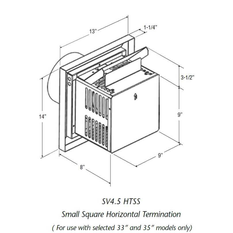 Superior Secure Vent Horizontal Termination SV4.5HTSS - Image 4