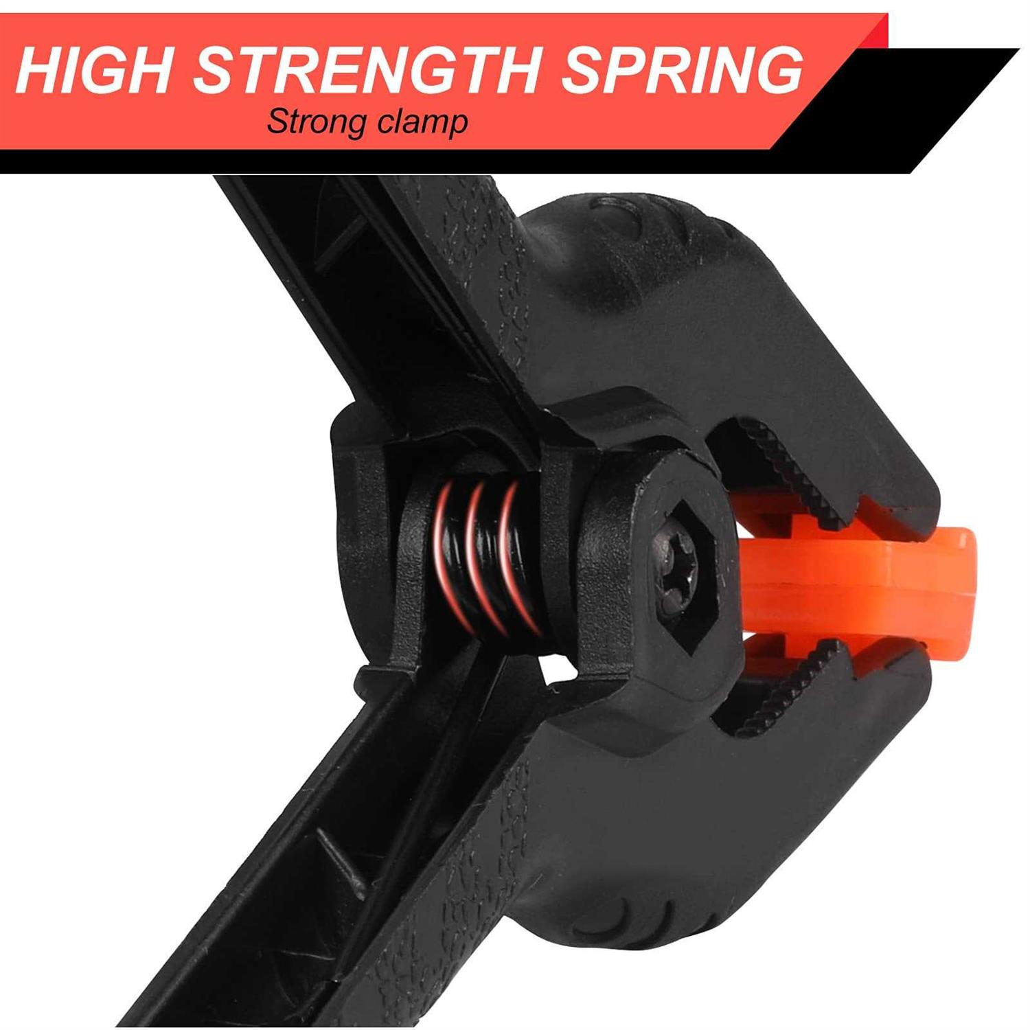 Romeda 12 Pack Plastic Spring Clamps 3.5inch Small Heavy Duty Clips for Crafts - Image 2