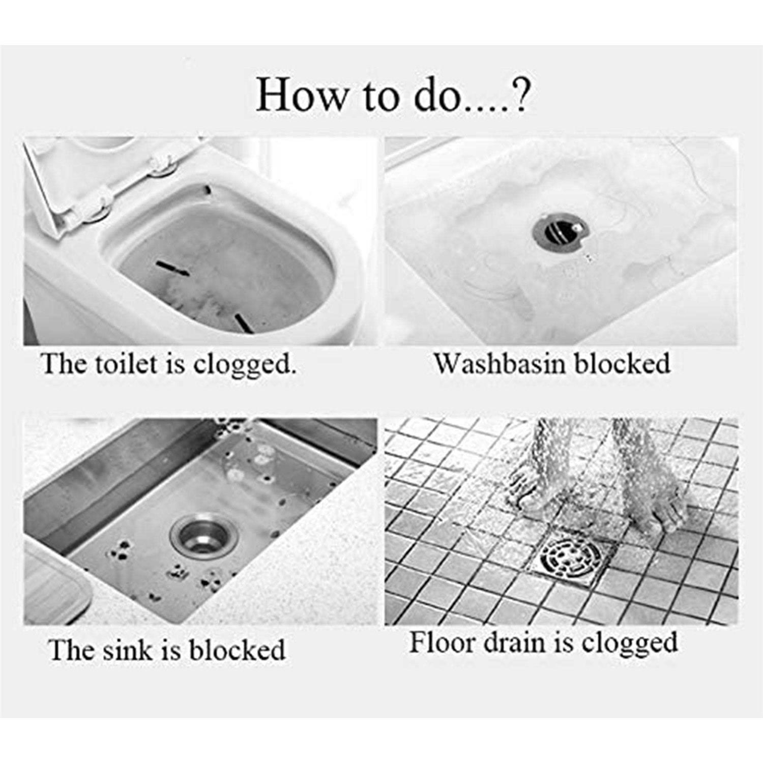 FEIYABDF Bathroom Electric High Pressure Air Toilet Plunger for Unclogging Pipes - Image 4