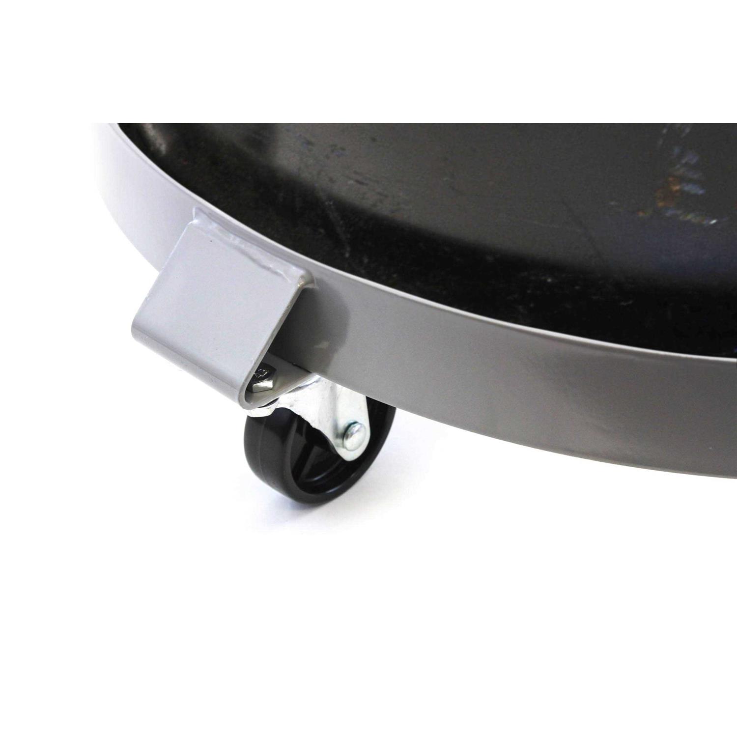 Extra Heavy Duty 55 Gallon Drum Dolly Dollies Swivel Casters Steel Frame Non Tip 1250 lbs 5 Wheel - Image 5