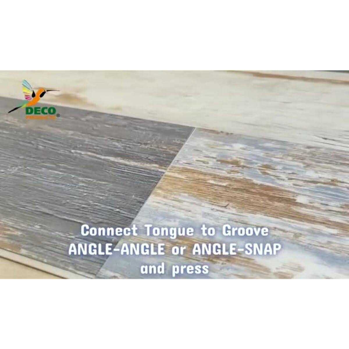 Deco Products HydroStop Old 7.2 in. W x 48 Click Lock Luxury Vinyl Plank - Image 4