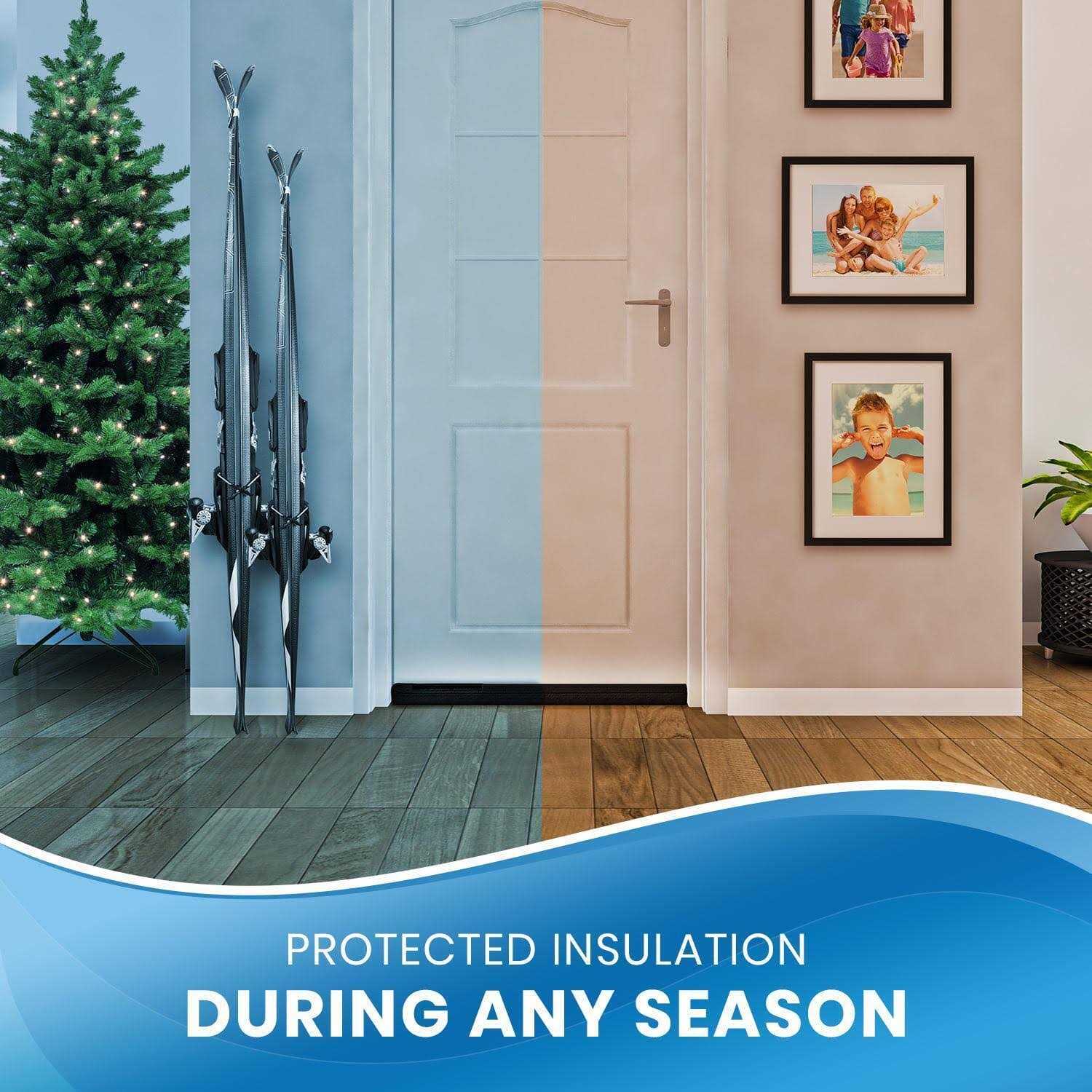 Everlasting Comfort Under Door Draft Blocker 2 inch Foam Strip for Doors 30 inch to 36 inch - Image 3