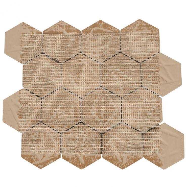 Ivy Hill Tile Maine Cement Hexagon Matte Ceramic Mosaic Floor and Wall Tile - Image 2