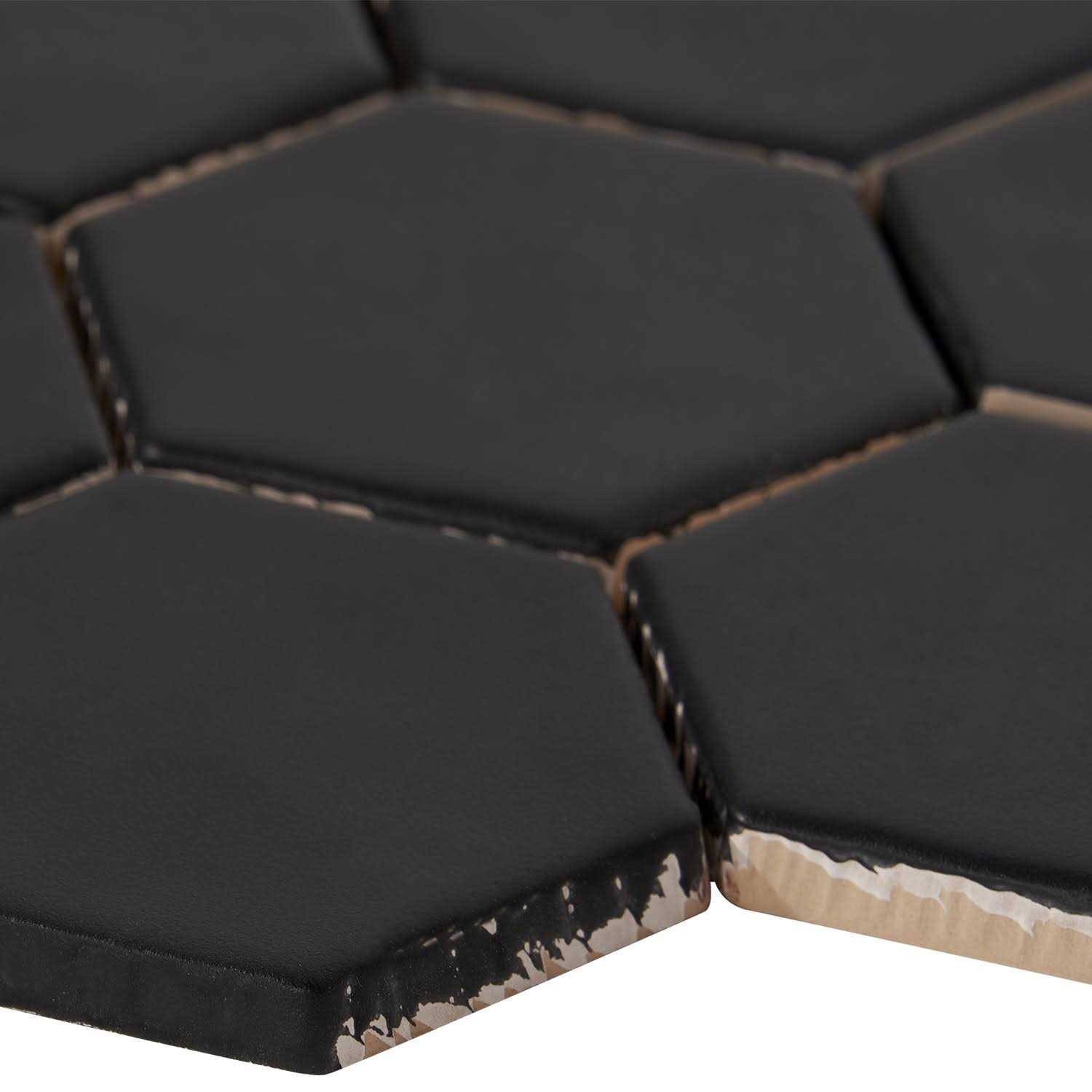 Ivy Hill Tile Maine Cement Hexagon Matte Ceramic Mosaic Floor and Wall Tile - Image 4