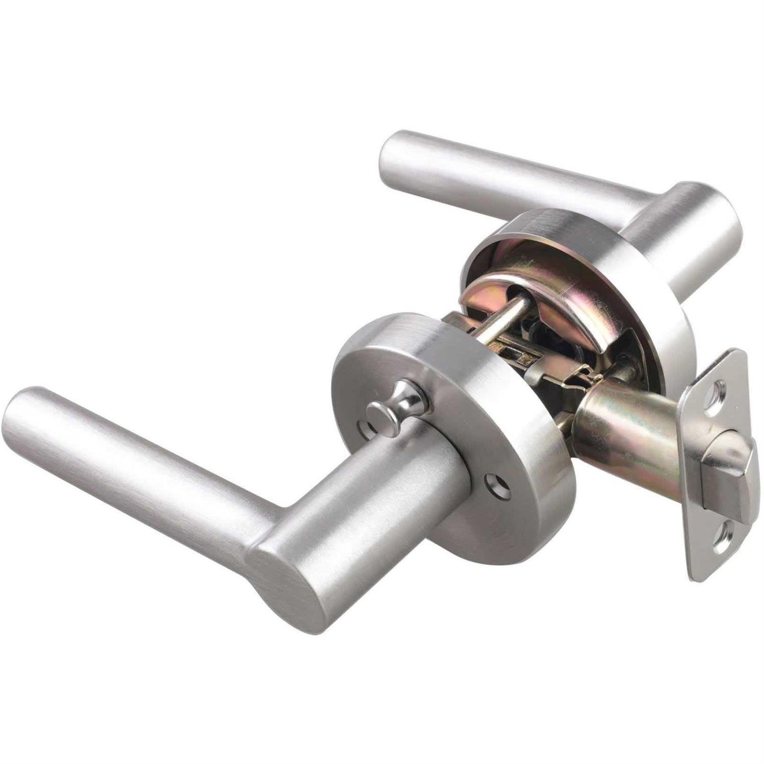 Miseno Elkton Round Rod Privacy Door Lever Set - Image 2