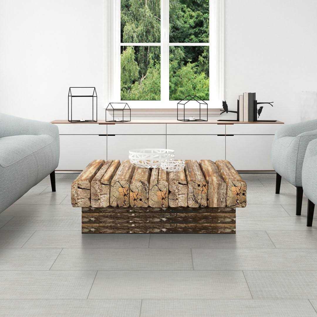 MSI Tektile 12 x 24 Porcelain Fabric Look Tile in Matte Glaze Beige - Image 4