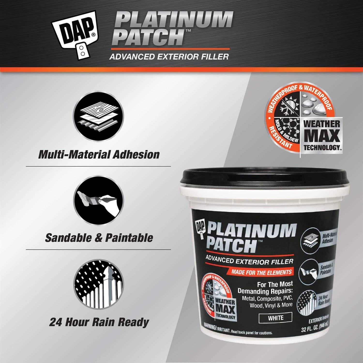 Dap Platinum Patch Exterior Filler - Image 5
