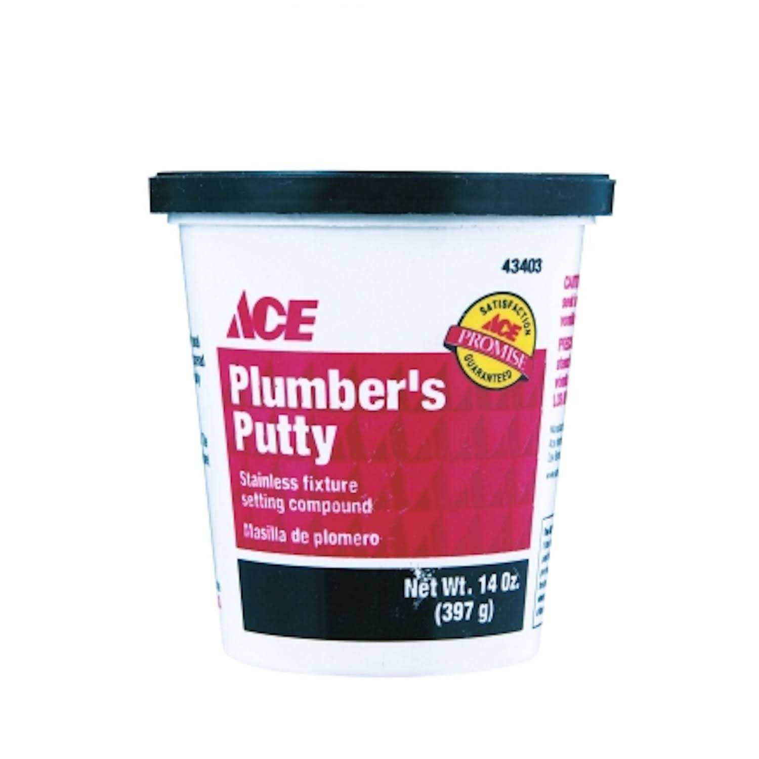 Ace 14 oz. Plumbers Putty - Shop Hardware Tools for Work and Home