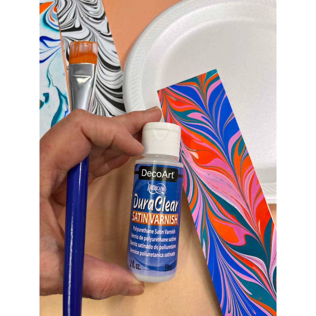 DecoArt Americana DuraClear Varnish Satin - Image 5