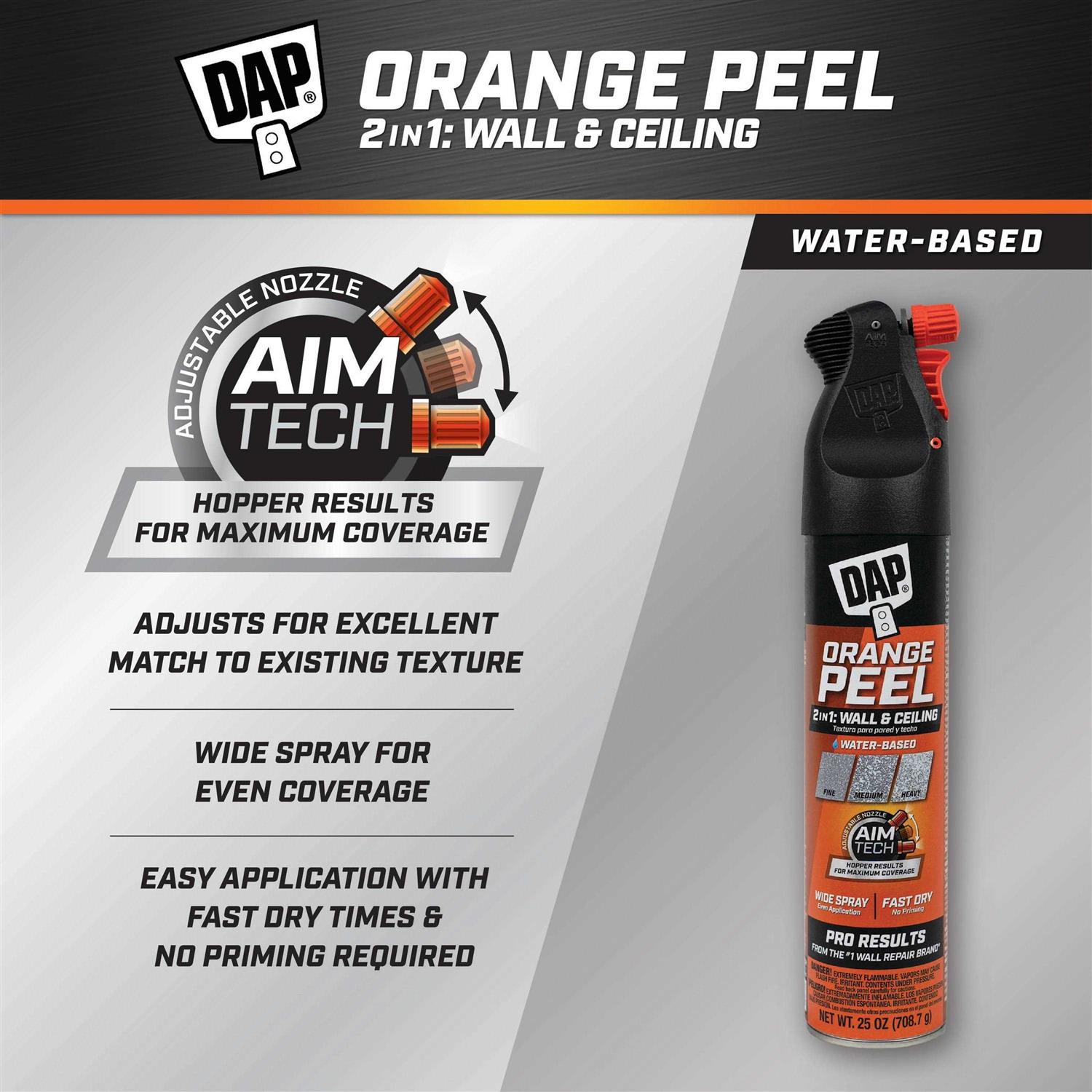 DAP Orange Peel Spray Texture White 25 oz - Image 3