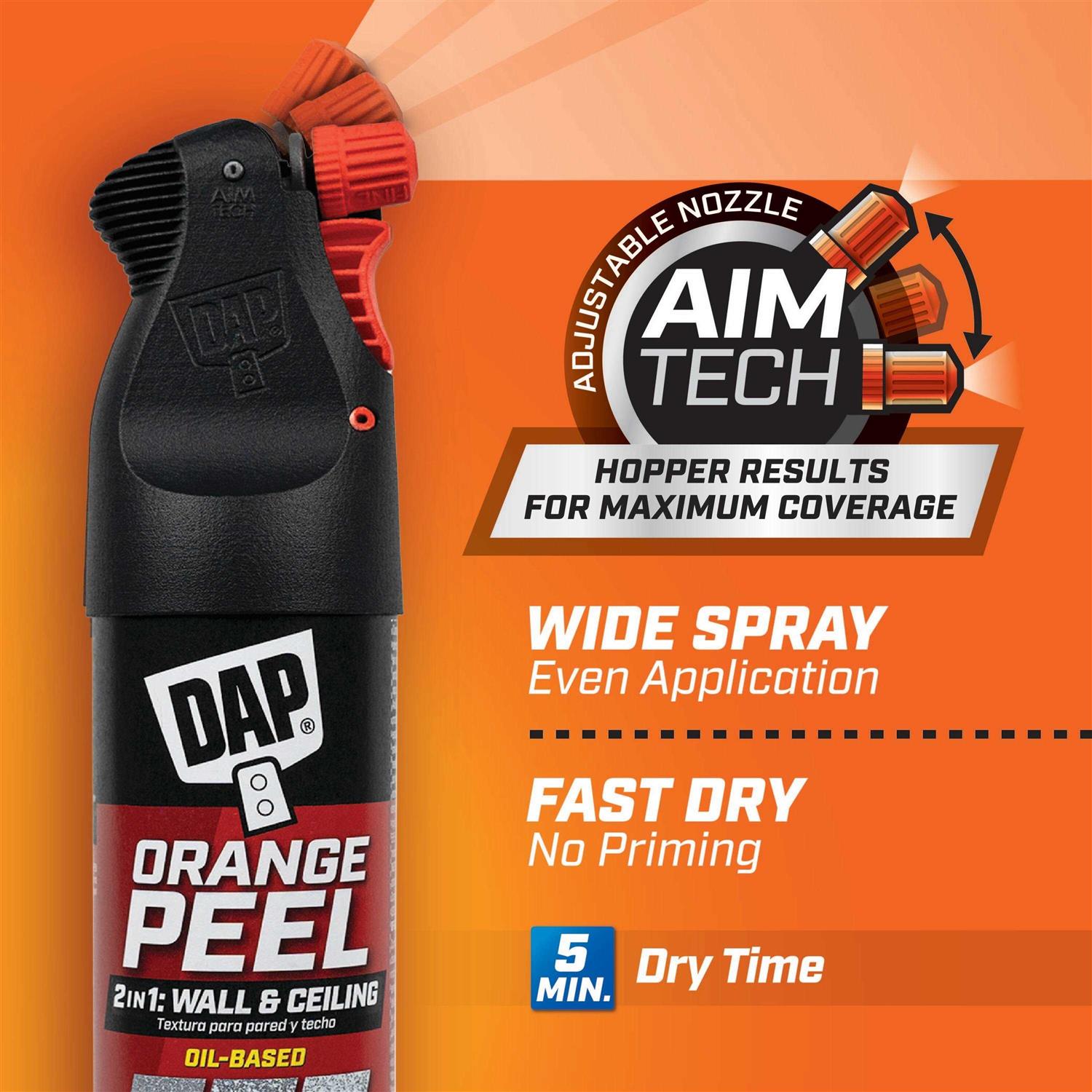 DAP Orange Peel Spray Texture White 25 oz - Image 3