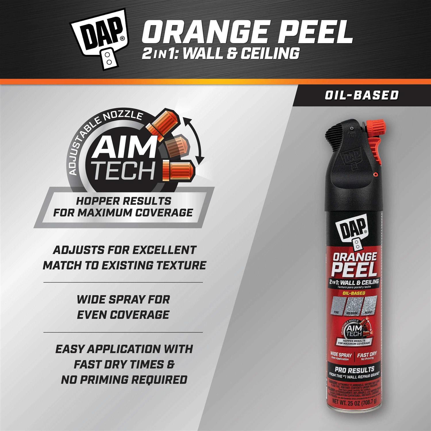 DAP Orange Peel Spray Texture White 25 oz - Image 5
