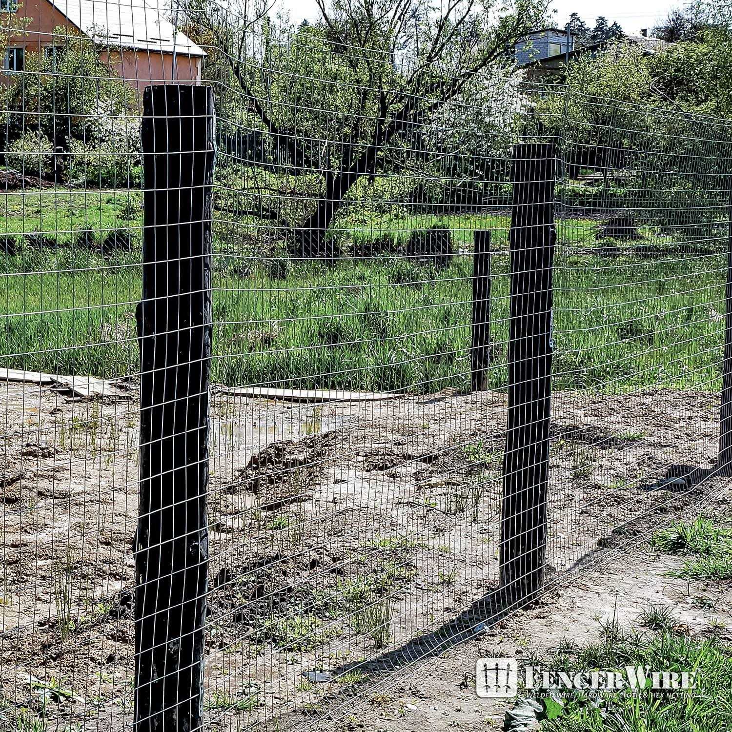 Fencer Wire 14 Gauge Galvanized Welded Wire Mesh Size 2 Inch By 4 Inch - Image 5