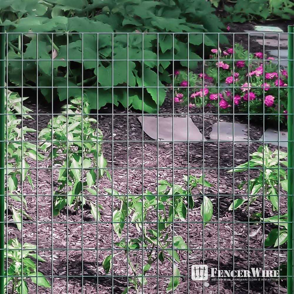 Fencer Wire 16 Gauge Black Vinyl Coated Welded Wire Mesh Size - Image 4