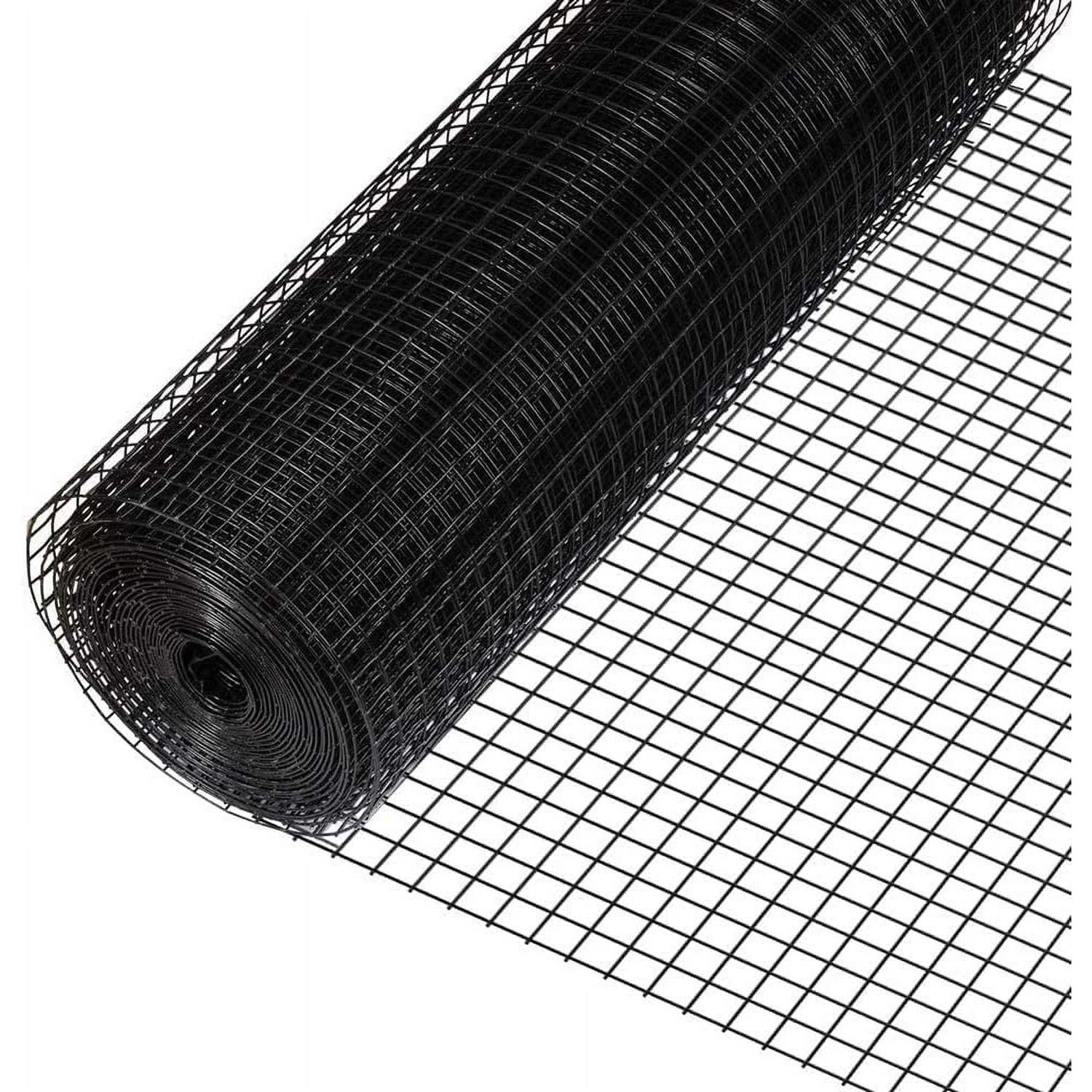 Fencer Wire 16 Gauge Black Vinyl Coated Welded Wire Mesh Size by 1 inch - Image 5