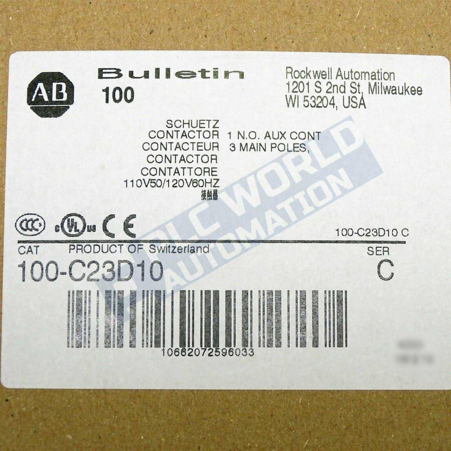 100-C23D10 Allen-Bradley IEC Contactor - Image 3