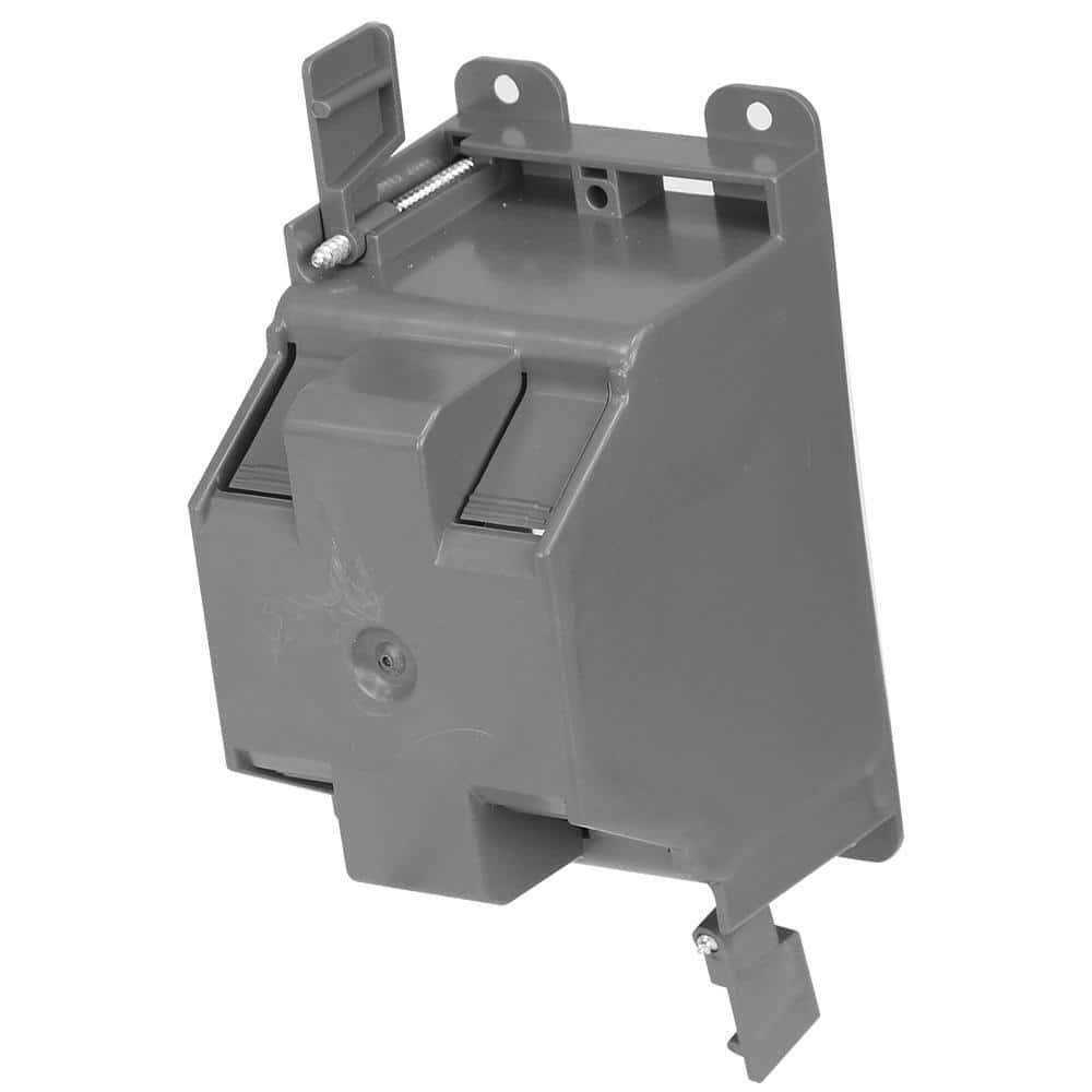 Feit Electric 14 cu. in. PVC Gray 1-Gang Old Work Electrical Outlet Box - Image 5