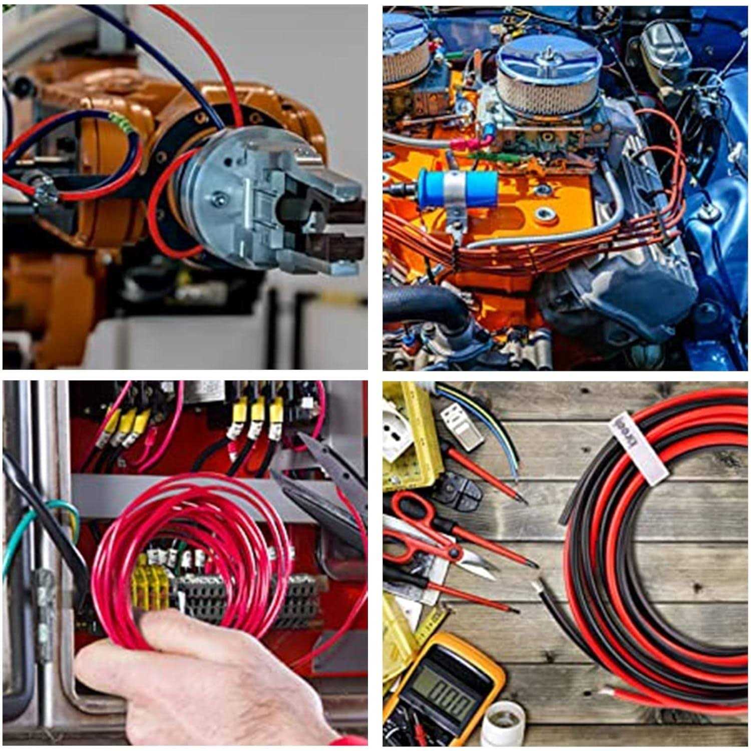 10 Gauge Wire iGreely 30 FT Red & 30 FT Black 10 Gauge Tinned Copper Electrical Wire Cable for Solar Panel Car Audio Automotive Trailer Marine - Image 3