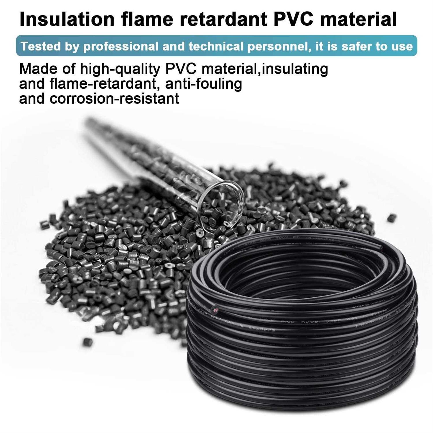 16 Gauge Wire 2 Conductor Electrical Wire 16AWG Electrical Wire Stranded PVC Cord Oxygen-Free Copper Cable - Image 3