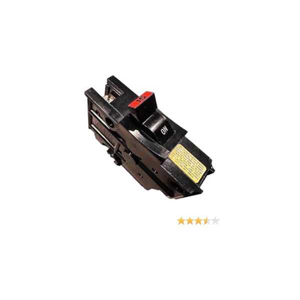 1- FEDERAL PACIFIC FPE NA115 15A 120V 1P thick style 15AMP STAB-LOK NA15 RED OR BLACK HANDLE - Image 3