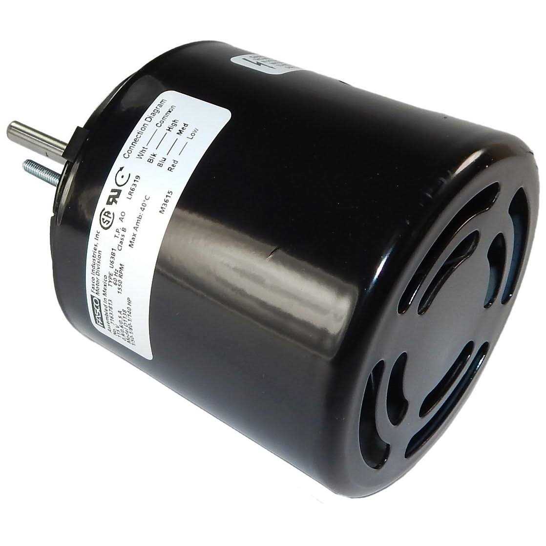 1/50 HP 1550 RPM 3-Speed CW 3.9 Dia. 115V Fasco #D1138 - Image 3