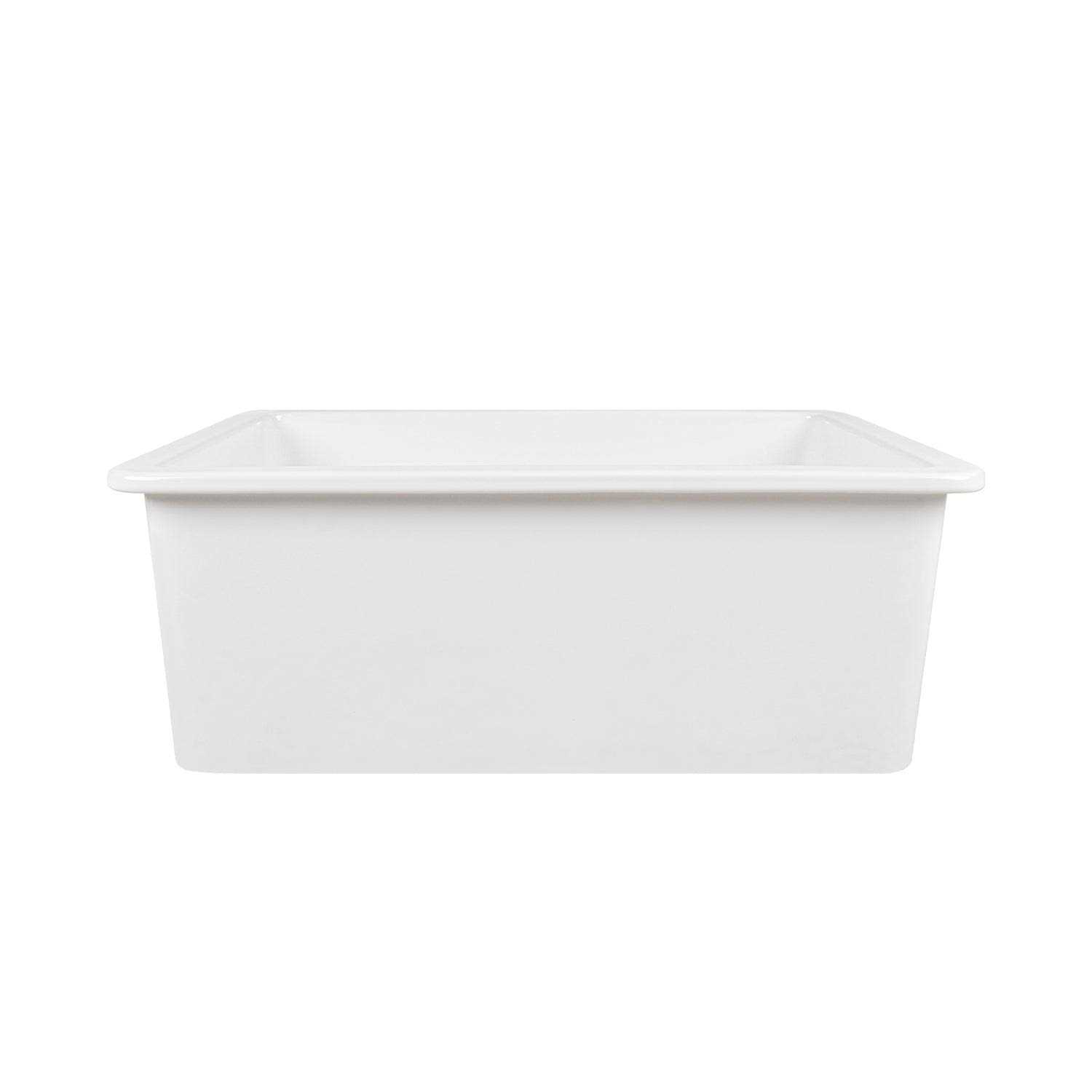 DeerValley Glen 27 x 19 Fireclay Rectangular Undermount Kitchen Sink DV-1K509 - Image 5