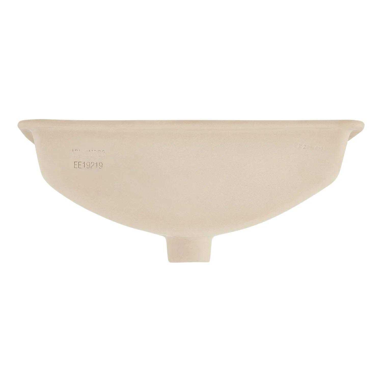 18 Myers Rectangular Porcelain Undermount Bathroom Sink Signature Hardware 447961 - Image 5
