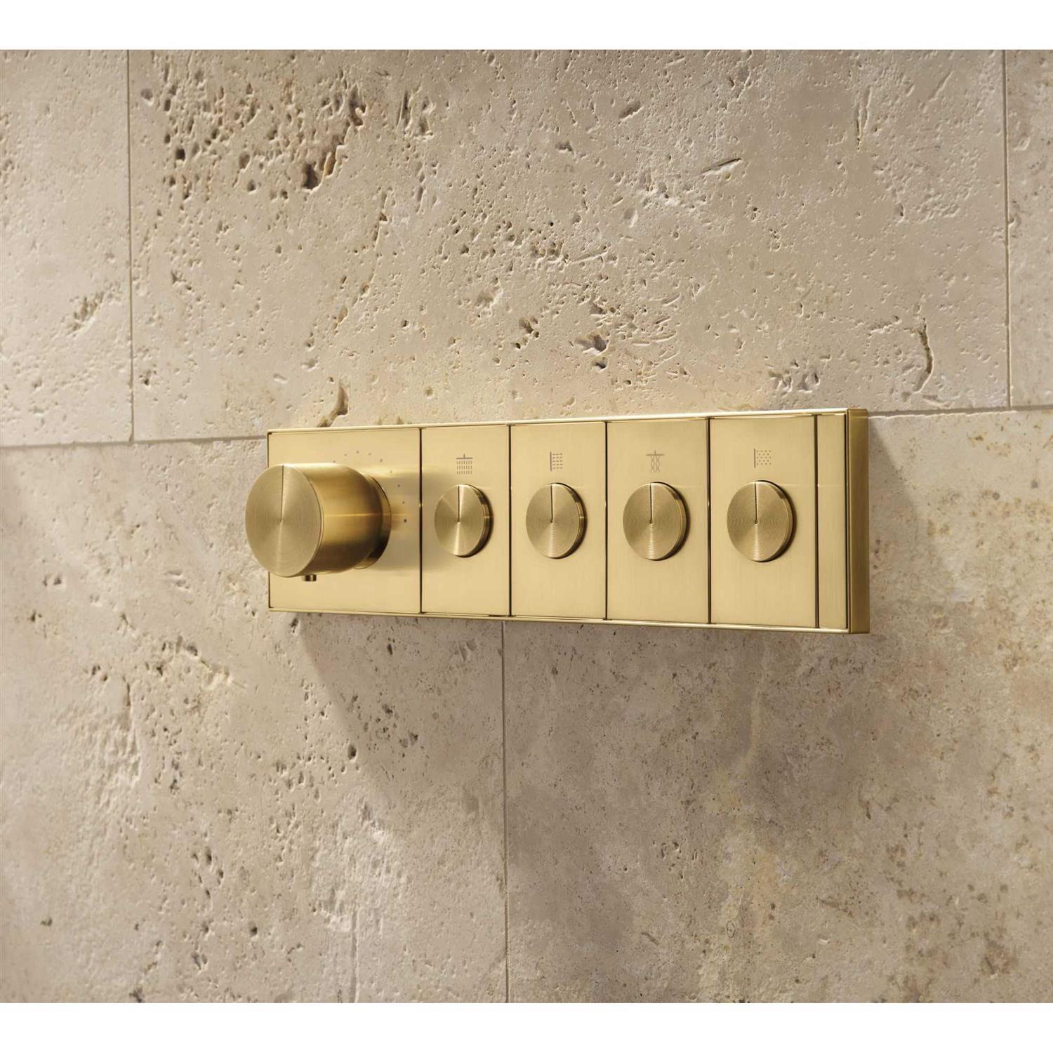 Kohler Anthem Four-outlet Recessed mechanical Thermostatic Valve Control - Image 5
