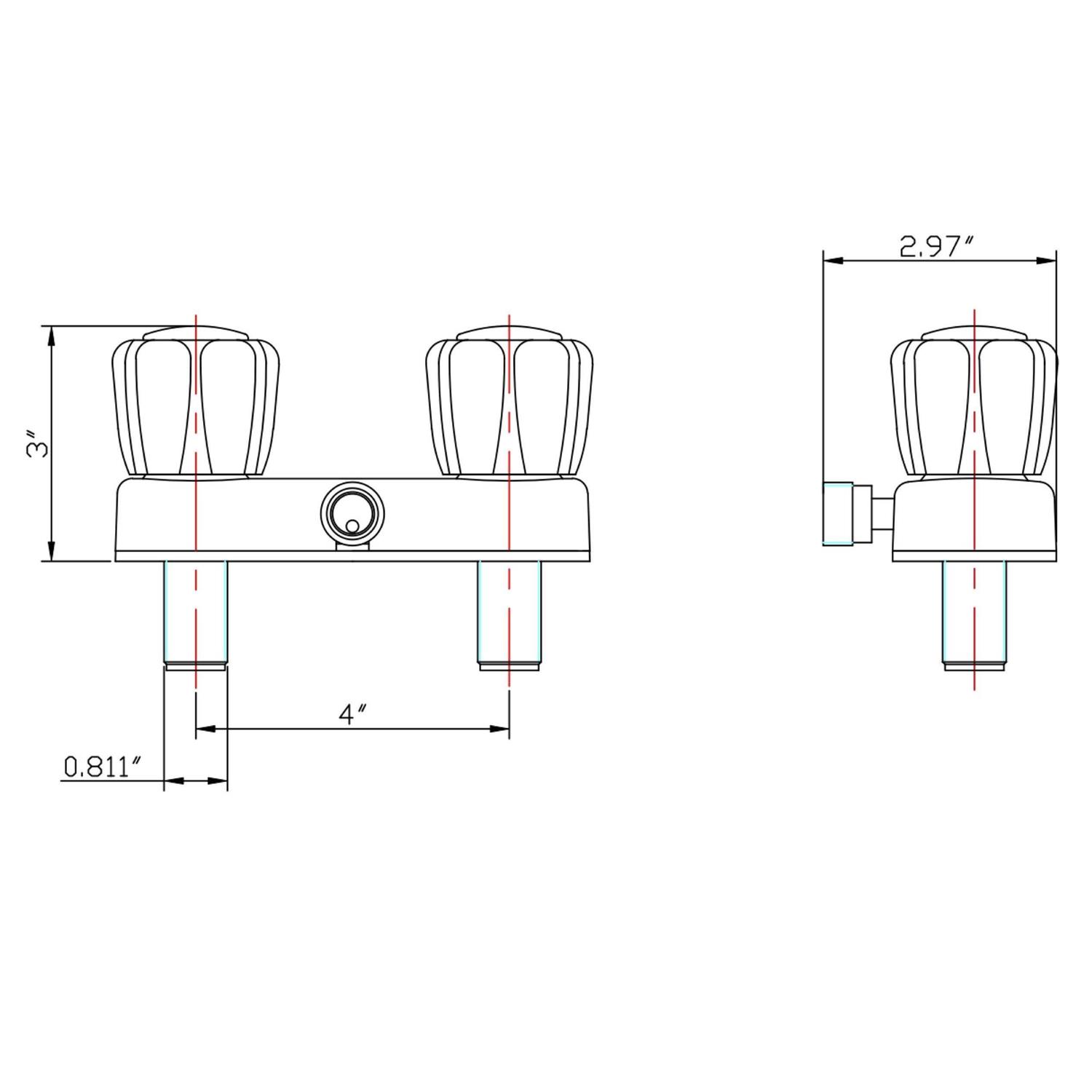 Dura Faucet RV Shower Faucet DF-SA100S-BQ - Image 3